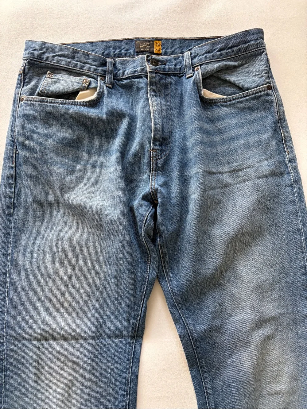 Y2K J. Crew Bootcut Jeans Denim Classic Cotton *FITS 34x32.5”* Cotton
